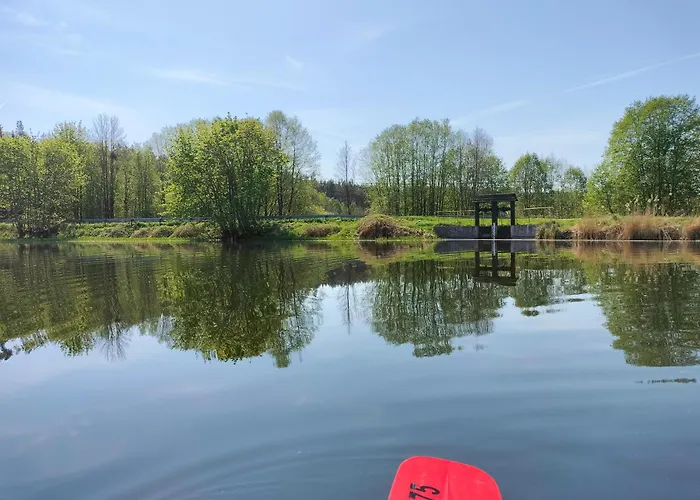 Lesna Chata Kuracyjna Nad Rzeka Z Sauna W Borach Tucholskich